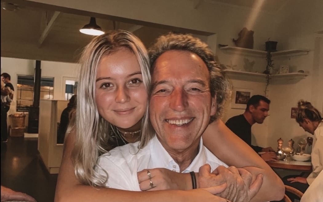 Graeme Hart with his Granddaughter Jemima Hawkesby.