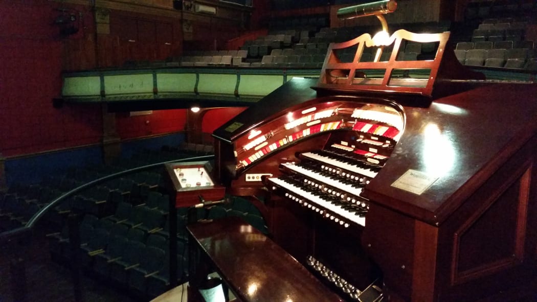 The Wurlitzer pipe organ in its current home at Avondale's Hollywood Cinema.