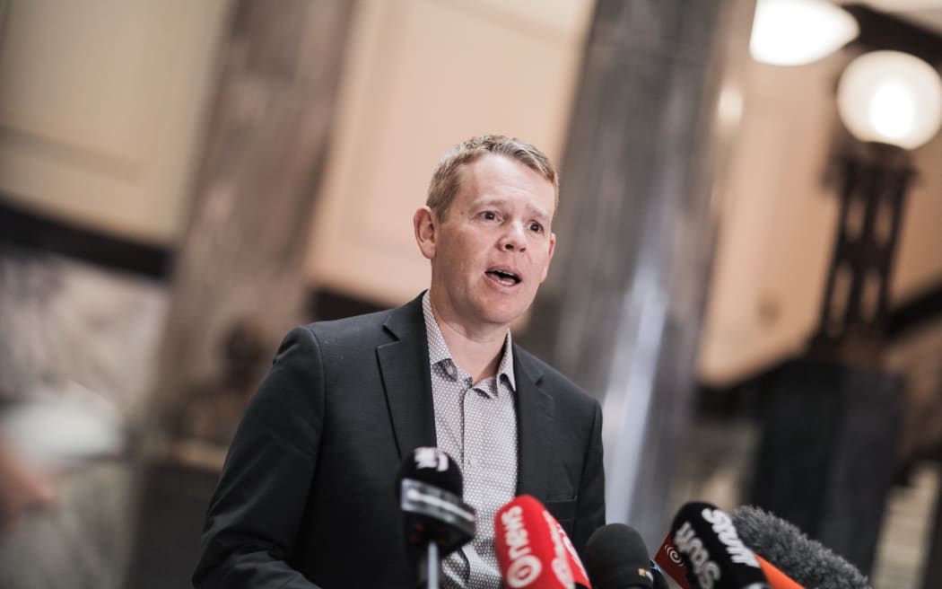Chris Hipkins speaks after announcement of shape of government