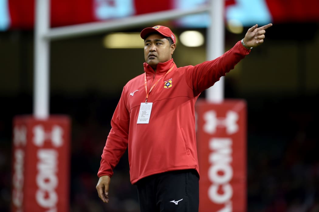 Tonga head coach Toutai Kefu.