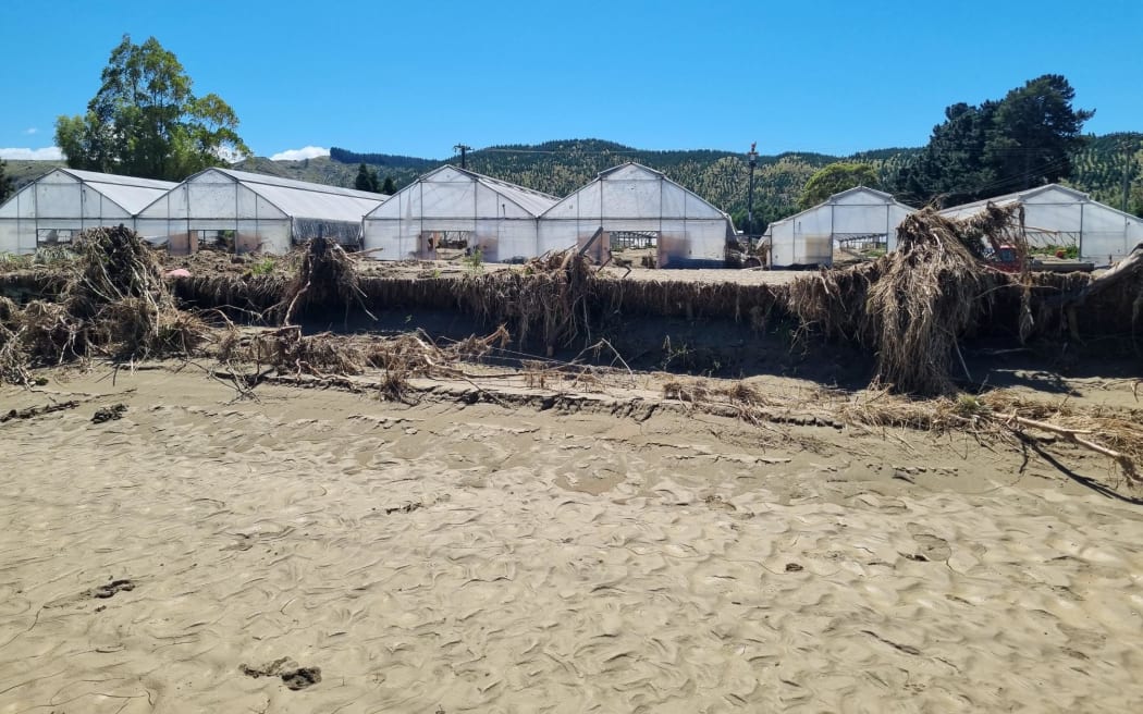 Flood damage in the Esk Valley in central Hawke’s Bay.