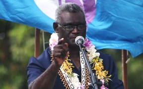 Solomon Islands' prime minister Manasseh Sogavare.