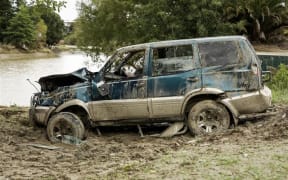 Flood damage around Gisborne