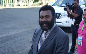 The speaker of the Papua New Guinea parliament, Theo Zurenuoc.