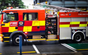 Two people flee fire in Auckland house