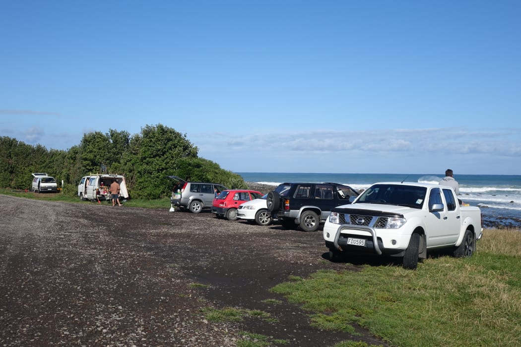 Paora Road is a popular destination for surfers and freedom campers.