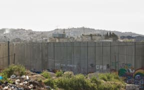 The West Bank Wall between Israel and Palestine.