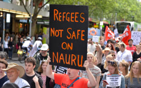 Australians protest against the Nauru detention centre
