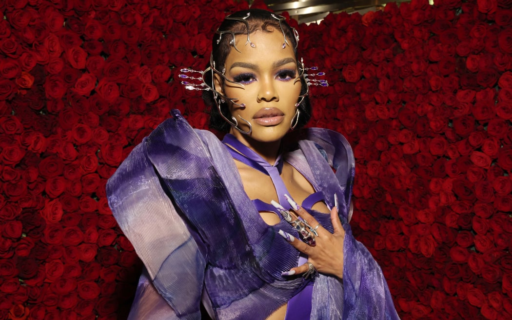 NEW YORK, NEW YORK - MAY 02: (Exclusive Coverage) Teyana Taylor attends The 2022 Met Gala Celebrating "In America: An Anthology of Fashion" at The Metropolitan Museum of Art on May 02, 2022 in New York City. (Photo by Cindy Ord/MG22/Getty Images for The Met Museum/Vogue )