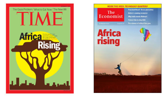 Two cover stories which became landmarks  in the effort to modernise media coverage of African affairs.