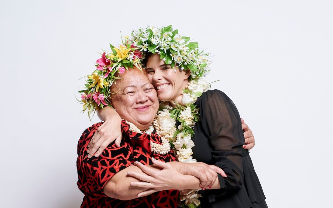Karen Walker and Māmā Tukua Turia