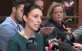 Labour leader Jacinda Ardern at her party's freshwater policy announcement in Auckland on 9 August 2017.