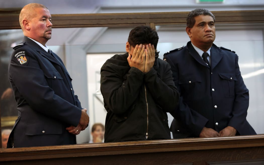 Khan Tamaka during his sentencing hearing.