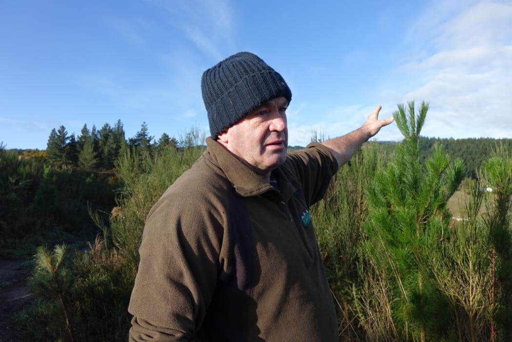 Kaitangata farmer and project organiser Evan Dick, at the site of some of the new sections
