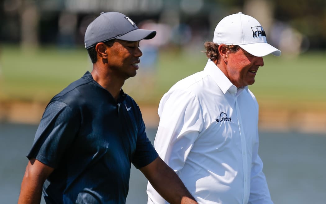 Tiger Woods and Phil Mickelson.