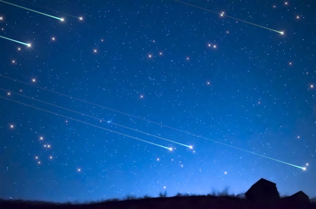Meteor showers are lighting up the early morning skies (file picture).