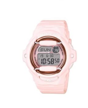 Grace Millane’s watch is a pale pink Casio Baby-G.