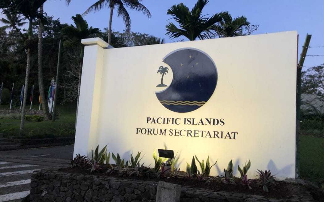 Signe du secrétariat du Forum des îles du Pacifique