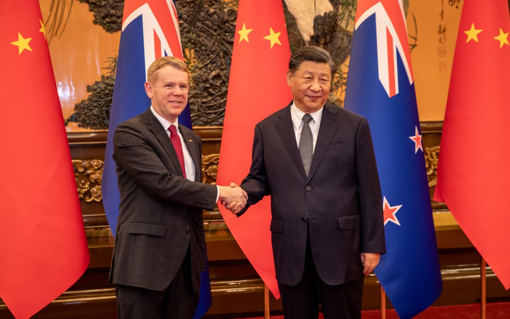 Prime Minister Chris Hipkins is at the World Economic Forum, where he has met with Chinese President Xi Jinping