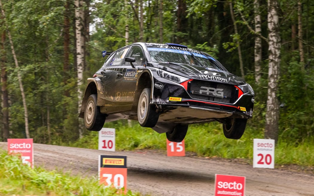 Hayden Paddon at Rally Finland
