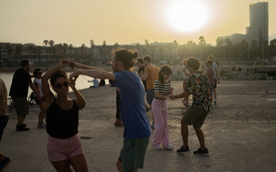 A heat wave hits Barcelona during the first weeks of July, in Barcelona, Spain, on 11 July, 2023. This is expected to be a summer with record temperatures in many parts of Spain due to climate change.