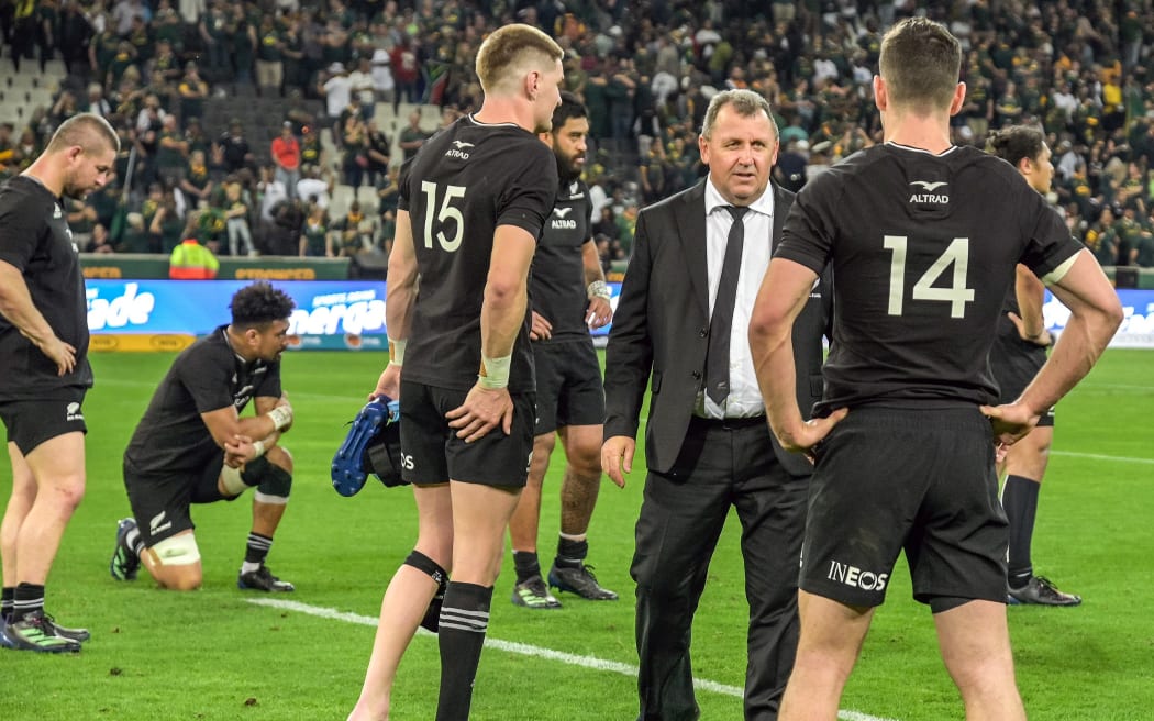 All Blacks coach Ian Foster - "there's no point sulking."