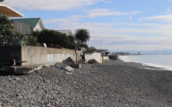 Coastal properties in Haumoana, near Hastings in Hawke's Bay.