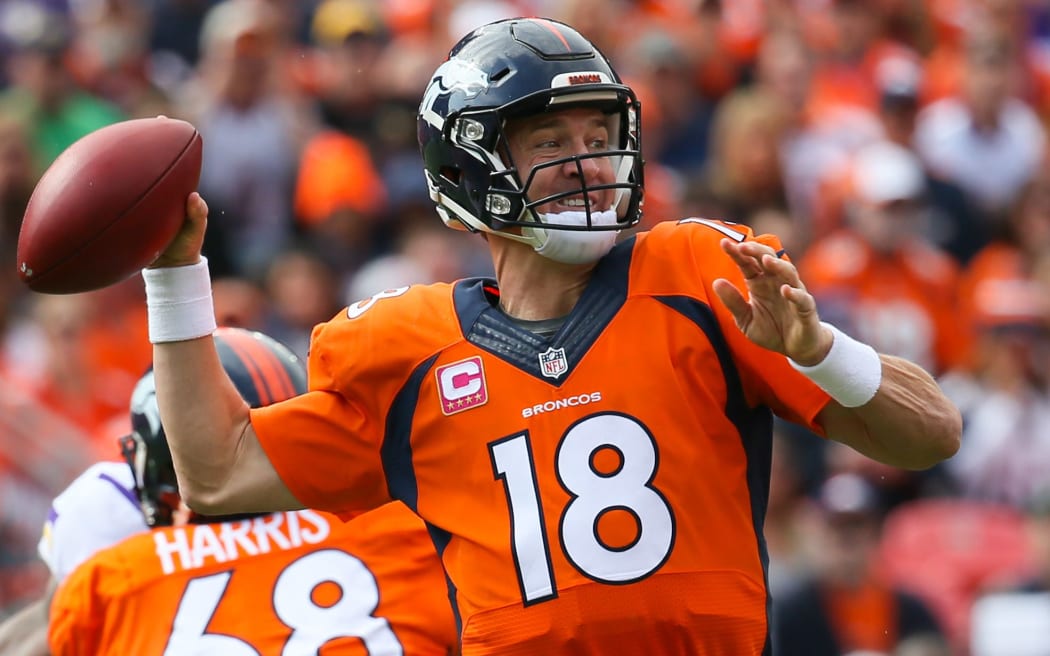 The Denver Broncos QB Peyton Manning.