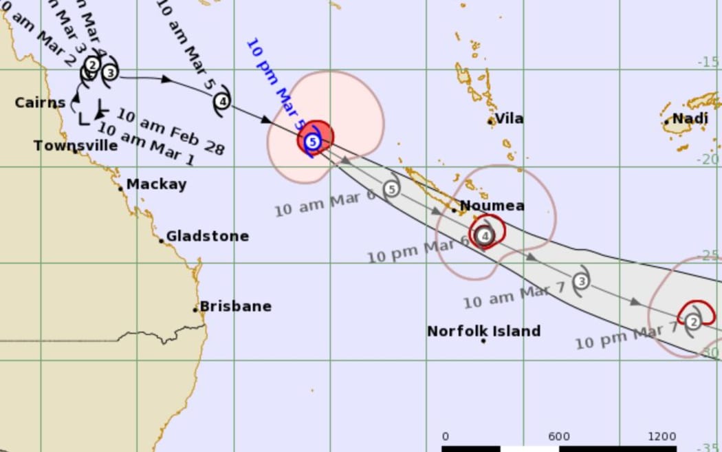 Severe tropical storm heads to New Caledonia RNZ News
