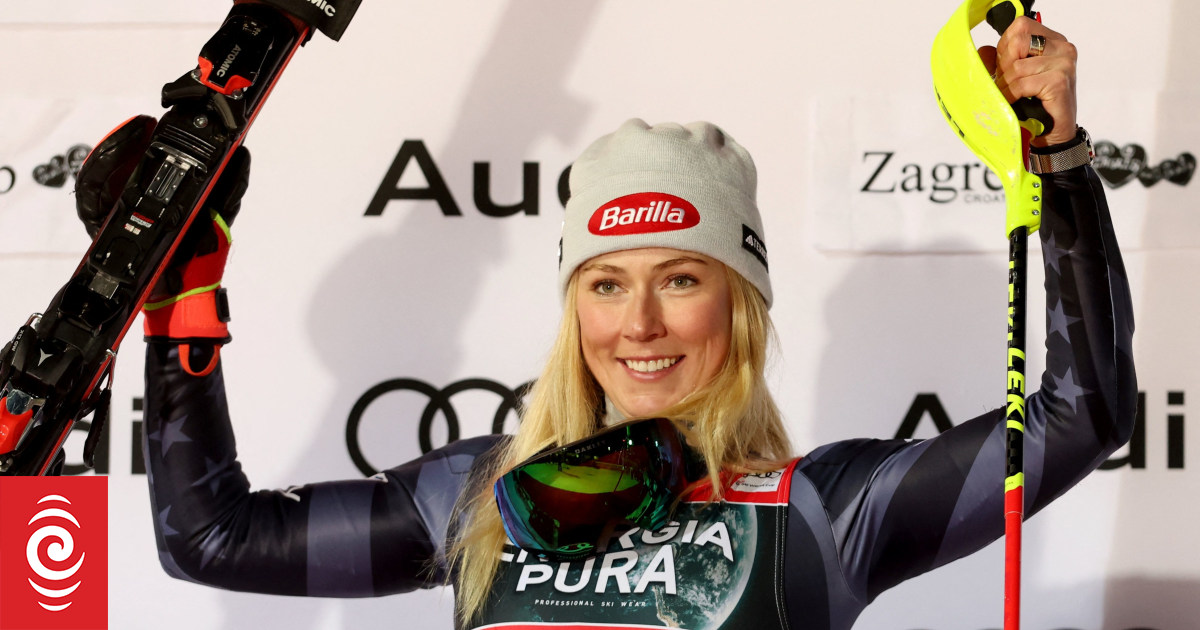 American star Mikaela Shiffrin breaks ski record
