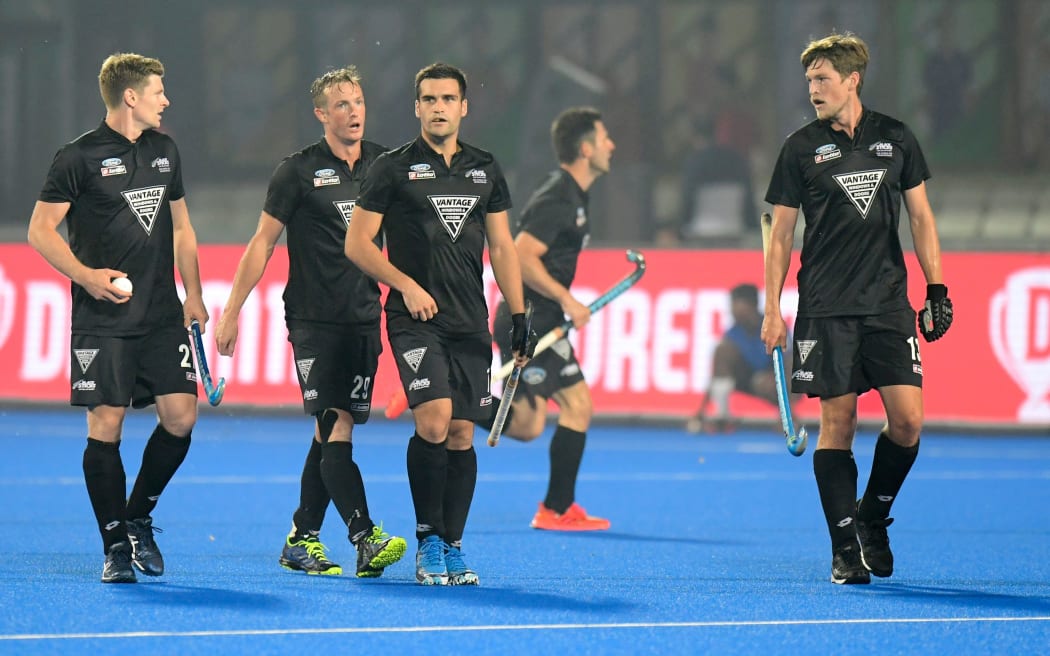 The Black Sticks men at the 2018 World Cup in India.