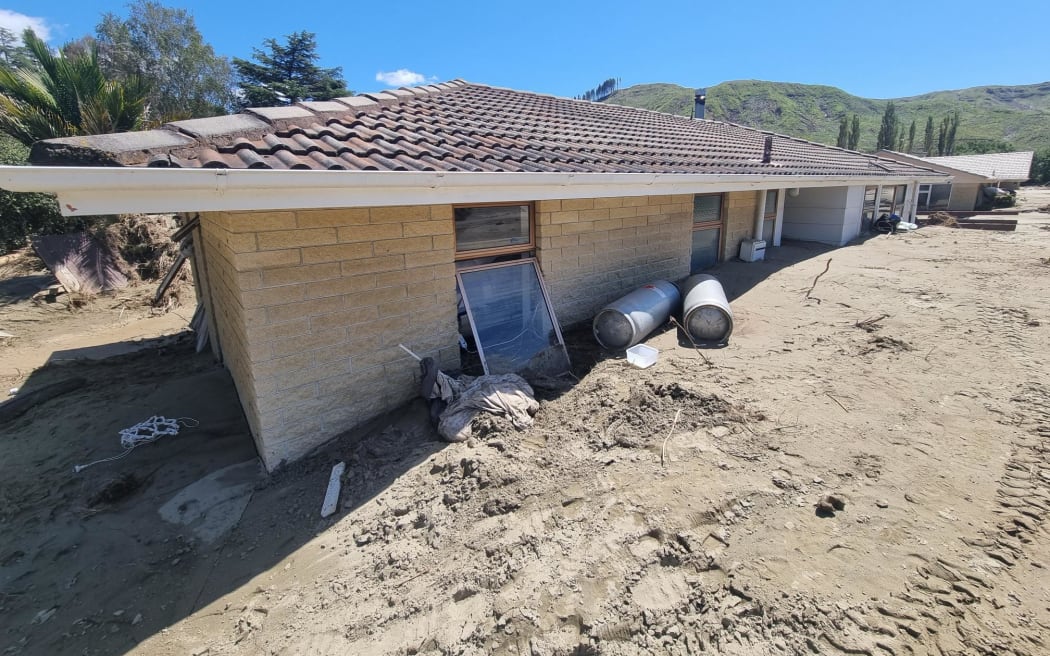 Flood damage in the Esk Valley in central Hawke’s Bay.