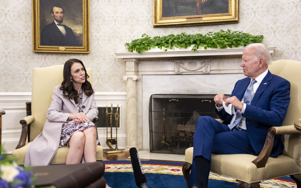 Jacinda Ardern meets US President Joe Biden at the White House | RNZ News