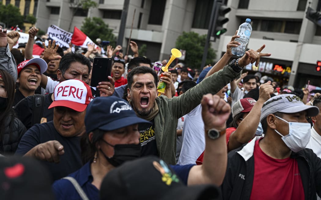 Peru protests Airport forced to close, two killed in unrest RNZ News