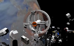 SpaceJunk, Miguel Soares, 2001, 3D animation.