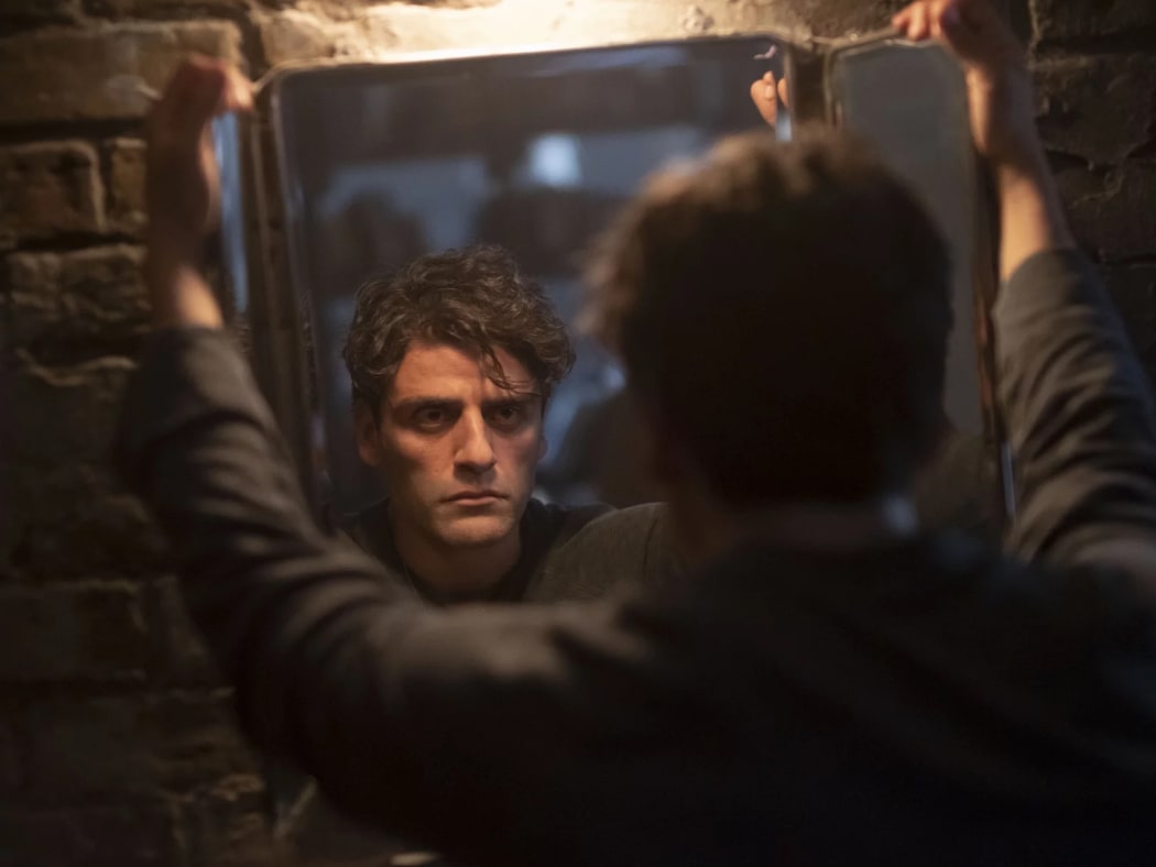 Still from the Disney+ series Moon Knight featuring Oscar Isaac