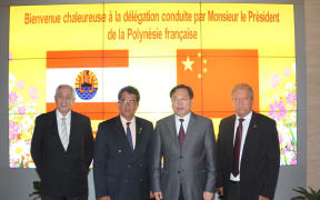 French Polynesia president Edouard Fritch visits China