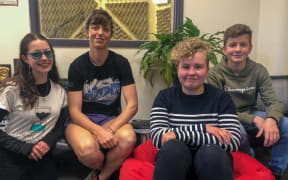 Grace, Claire, Casey and Jeremy developed the student-led Otago Museum exhibition 'Climate Change - striking a balance,' which covers the topics of climate change inequality and the Schools Strike for Climate.