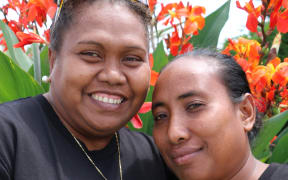 Roselyn Givi and Janet Meimana, RSE workers from the Solomon Islands.