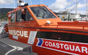Coastguard Marlborough president Dick Chapman and the rescue vessel about to be replaced with a newer, faster, purpose-built model.