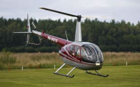 A Robinson R44 helicopter