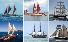 The six core vessels of the Tuia fleet.