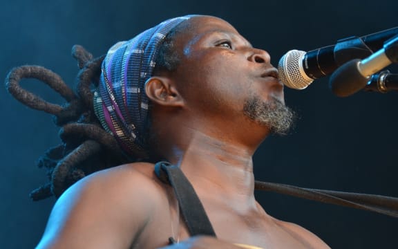 King Ayisoba performing at WOMAD 2020