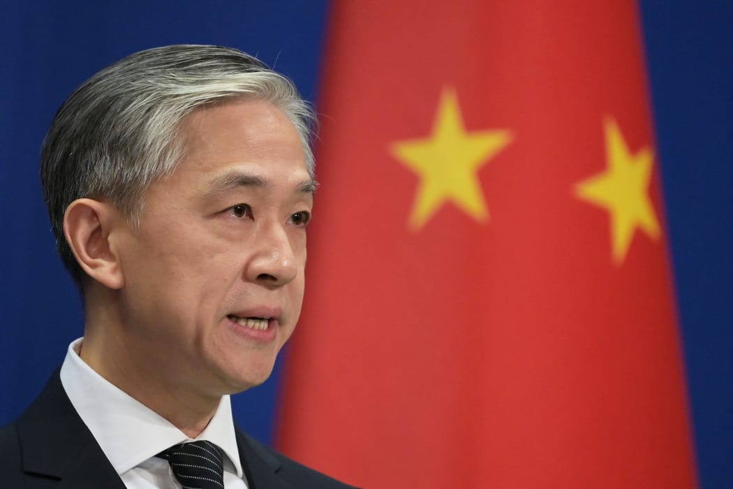 File photo: China's Foreign Ministry spokesman Wang Wenbin announced China had signed a security pact with Solomon Islands.