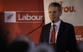Prime Minister Chris Hipkins announces Labour's tax policy ahead of the 2023 general election, in Lower Hutt on 13 August, 2023.