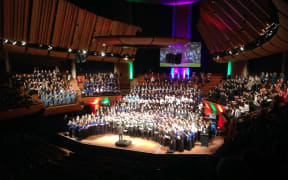 Massed Choir during the 2015 finale of the Big Sing