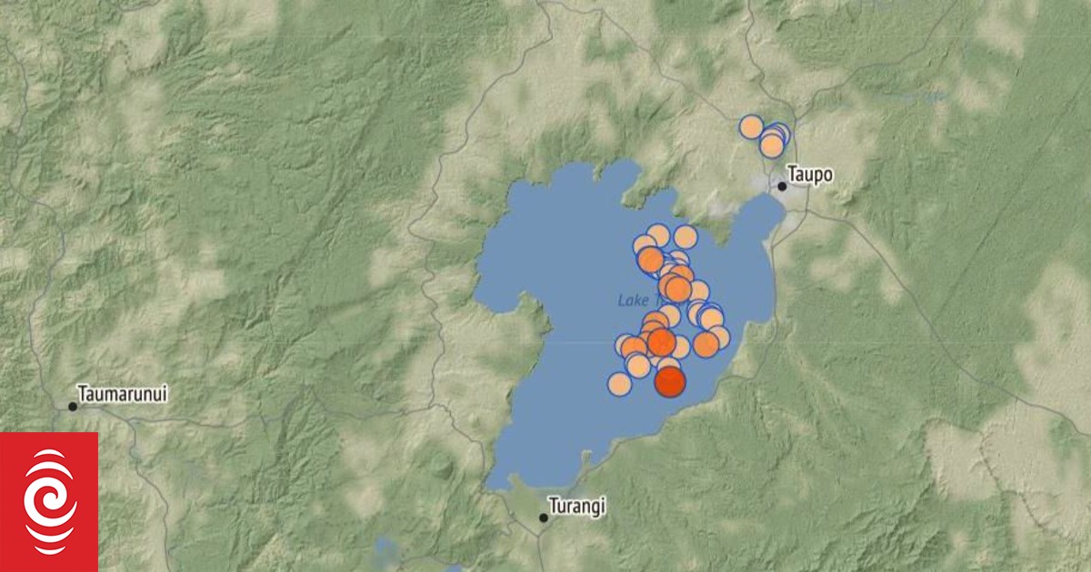Taupo earthquake: more than 680 aftershocks, 30 landslides and a beach that disappeared overnight