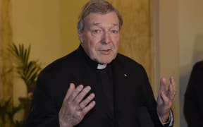 Cardinal George Pell at the Quirinale hotel in Rome in March.