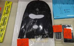 The Balaclava police allege Mr Tully used during the shooting.
