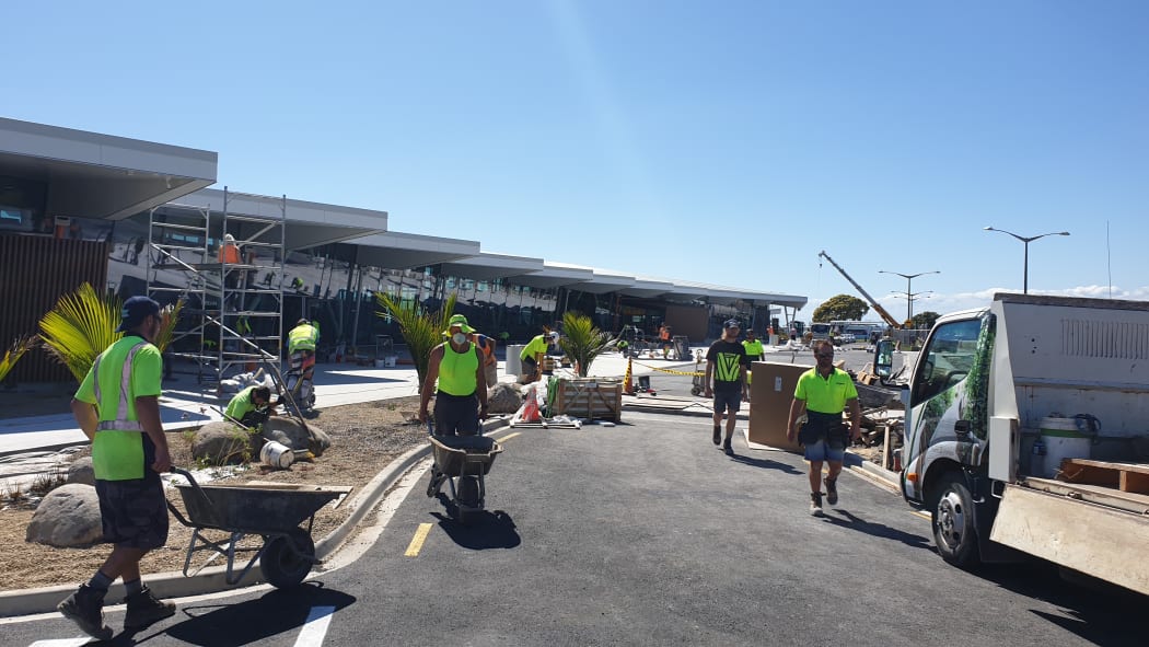 New Plymouth's new airport terminal is set to open next week.